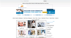 Desktop Screenshot of celebrityfanweb.com