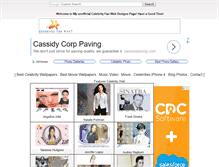 Tablet Screenshot of celebrityfanweb.com